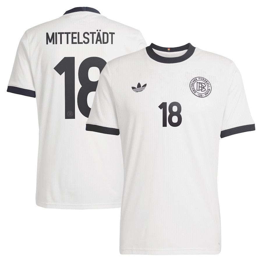 Maximilian Mittelstädt 18 Germany National Team 125th Anniversary Men Jersey – White