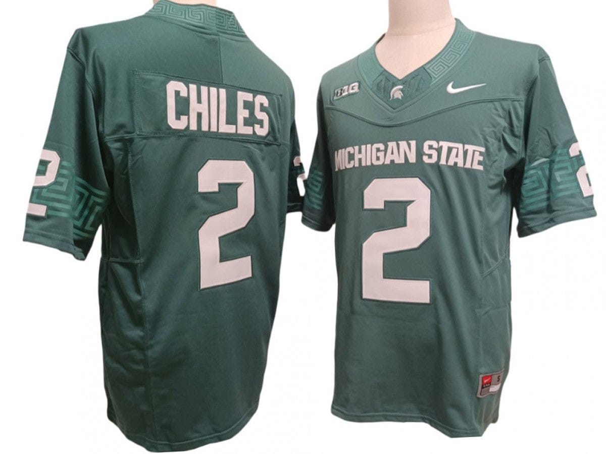 Michigan State Spartans #2 Aidan Chiles Vapor F.U.S.E. Limited Jersey Stitched - Image 2