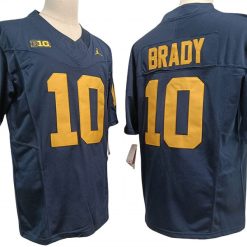 Michigan Wolverines #10 Vapor F.U.S.E. Limited - Tom Brady Jersey Stitched