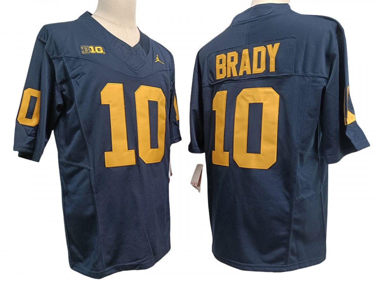 Michigan Wolverines #10 Vapor F.U.S.E. Limited - Tom Brady Jersey Stitched