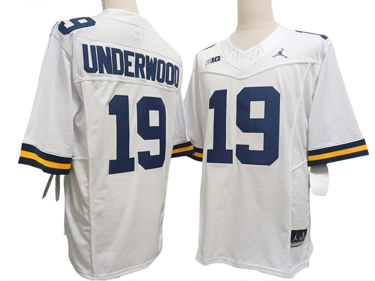 Michigan Wolverines #19 Bryce Underwood Vapor F.U.S.E. Limited Jersey Stitched - Image 2
