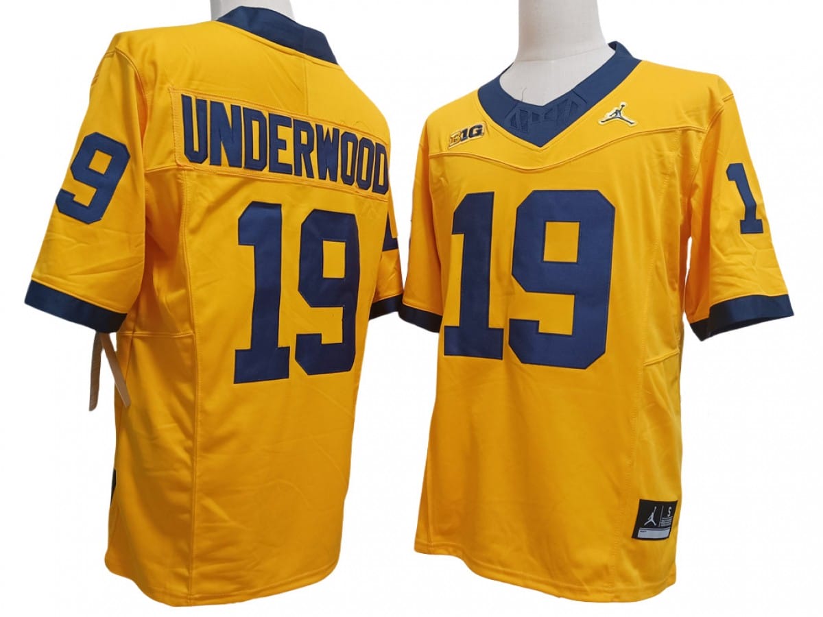 Michigan Wolverines #19 Bryce Underwood Vapor F.U.S.E. Limited Jersey Stitched - Image 3