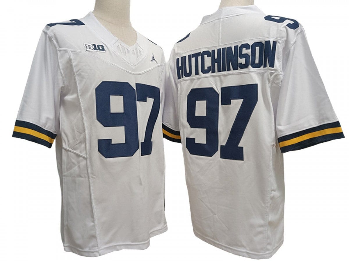 Michigan Wolverines #97 Aidan Hutchinson Vapor F.U.S.E. Limited Jersey Stitched - Image 2