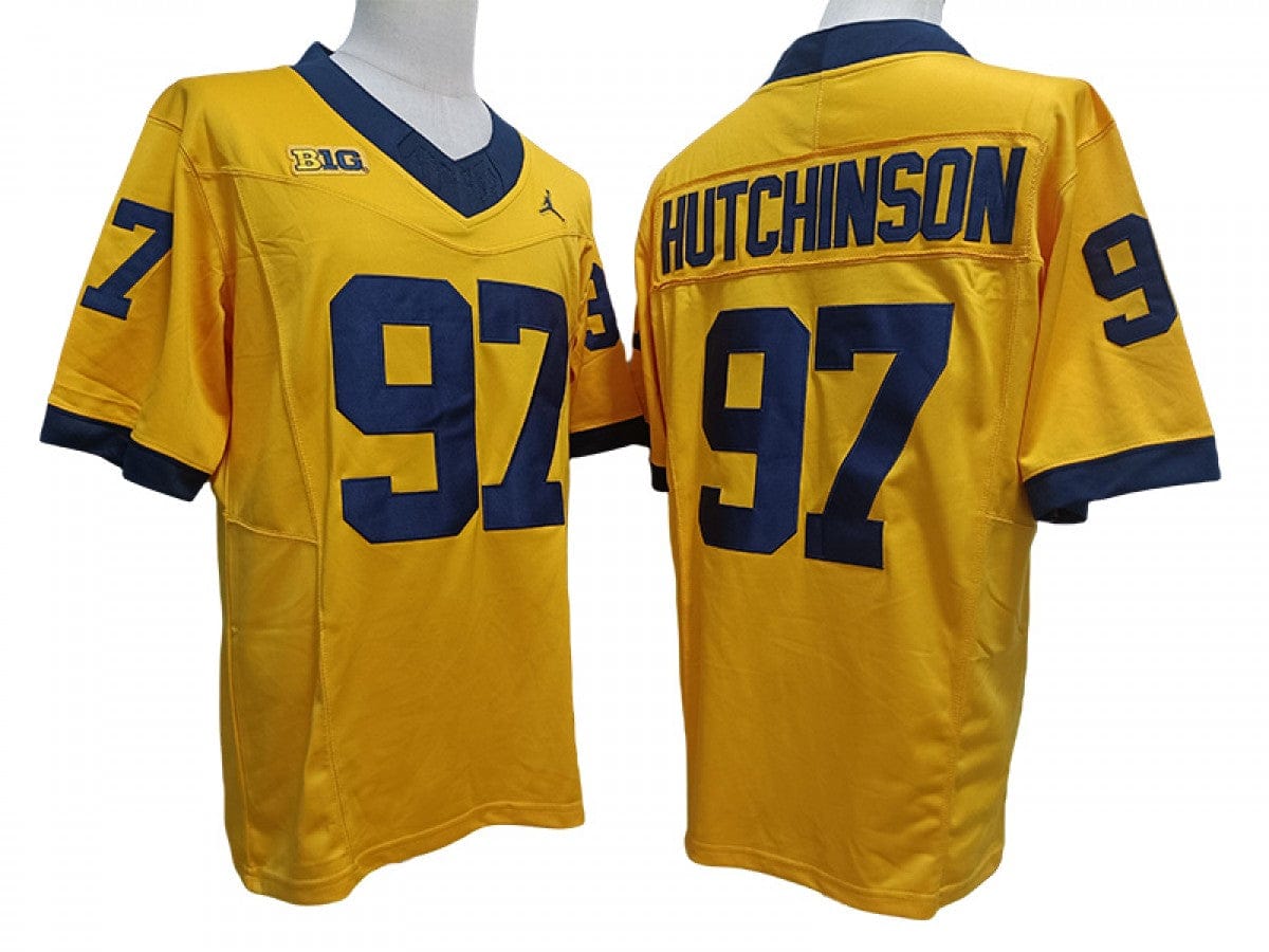 Michigan Wolverines #97 Aidan Hutchinson Vapor F.U.S.E. Limited Jersey Stitched - Image 3