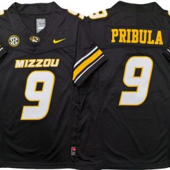 Missouri Tigers #9 Beau Pribula Vapor F.U.S.E. Limited Jersey Black