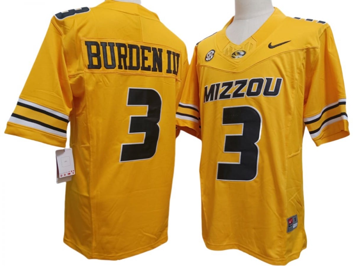 Missouri Tigers #3 Luther Burden III Vapor F.U.S.E. Limited Jersey Stitched - Image 2