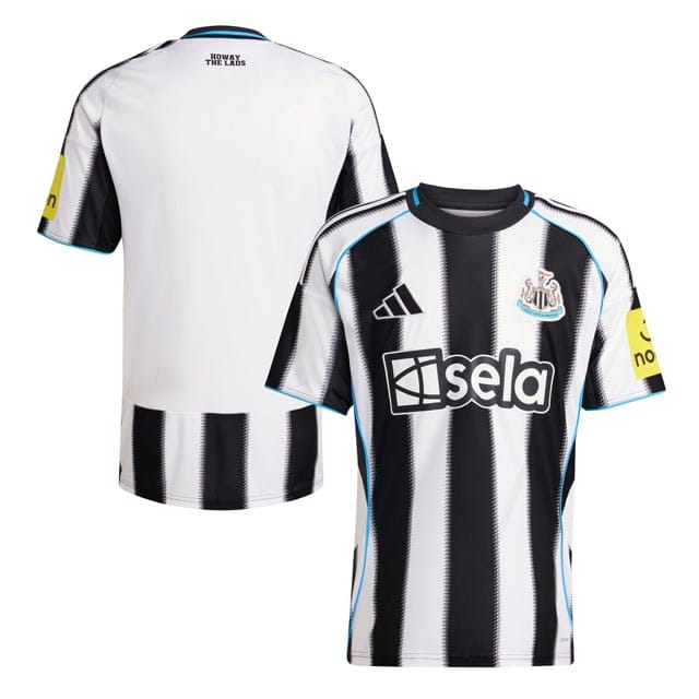 Newcastle United 2025-26 Home Match Jersey – White Black