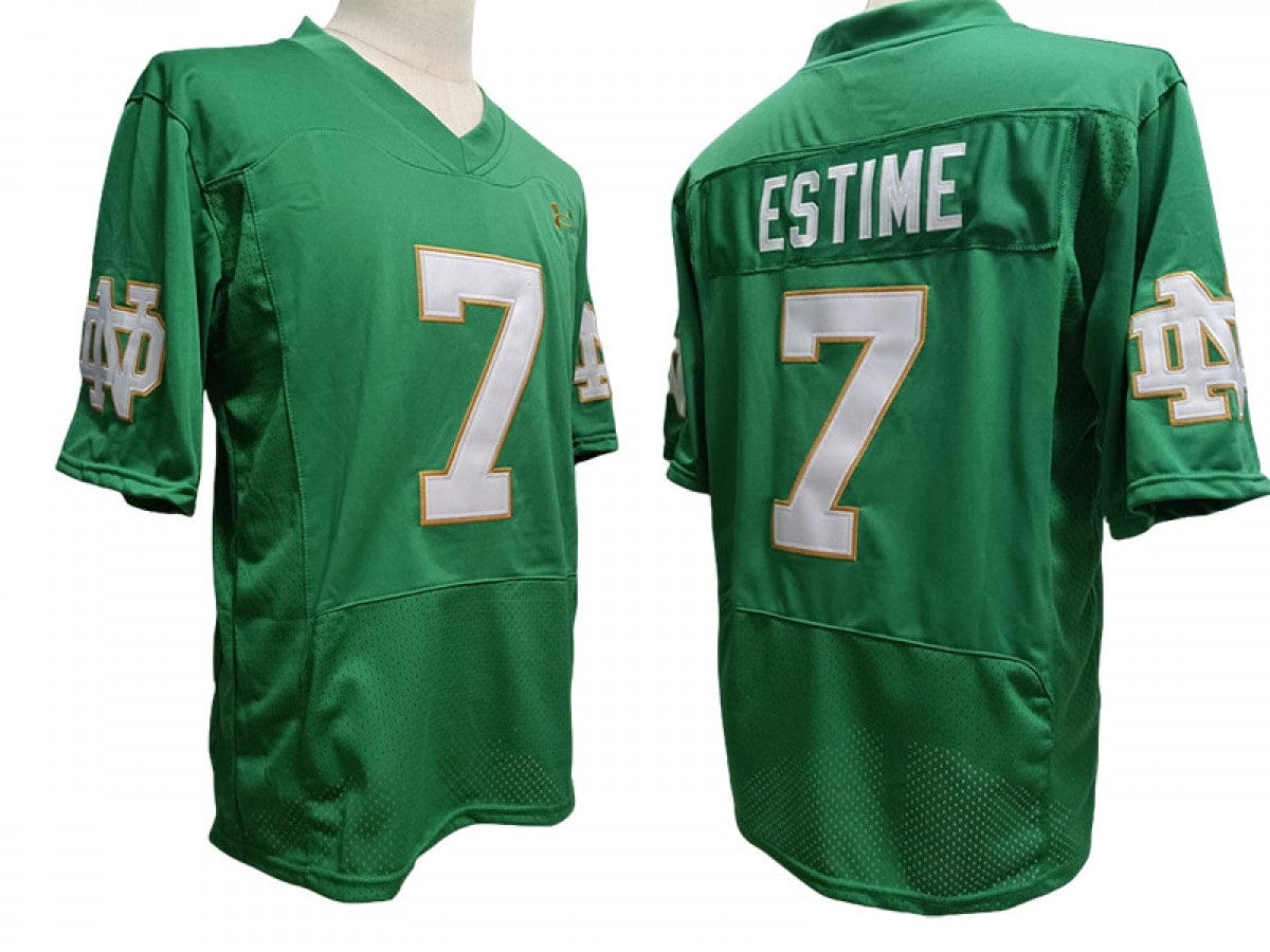 Notre Dame Fighting Irish #7 Audric Estime Vapor F.U.S.E. Limited Jersey Green