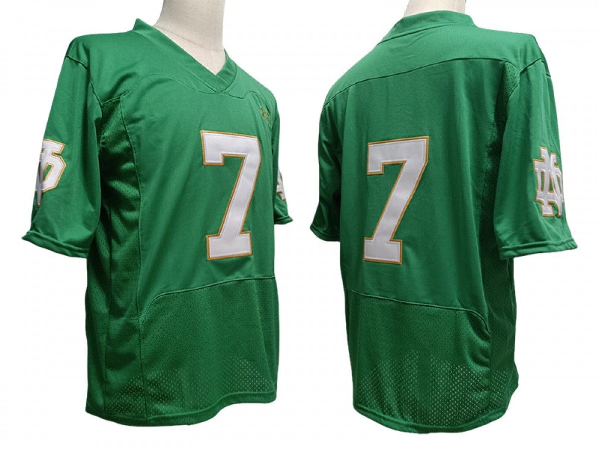 Notre Dame Fighting Irish #7 Vapor F.U.S.E. Limited Jersey Green