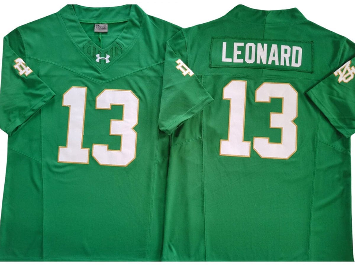 Notre Dame Fighting Irish #13 Riley Leonard Vapor F.U.S.E. Limited Jersey Stitched - Image 2