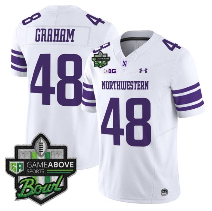 Otto Graham Jersey #48 Northwestern Wildcats 2025 GameAbove Sports Bowl - Image 3