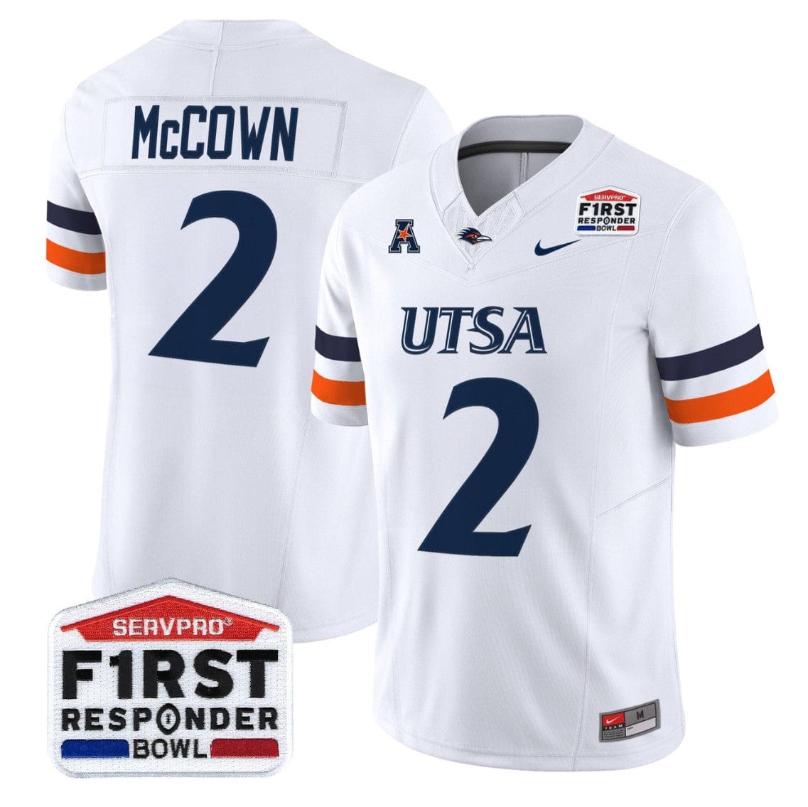Owen McCown Jersey #2 UTSA Roadrunners 2025 First Responder Bowl Stitched - Image 4