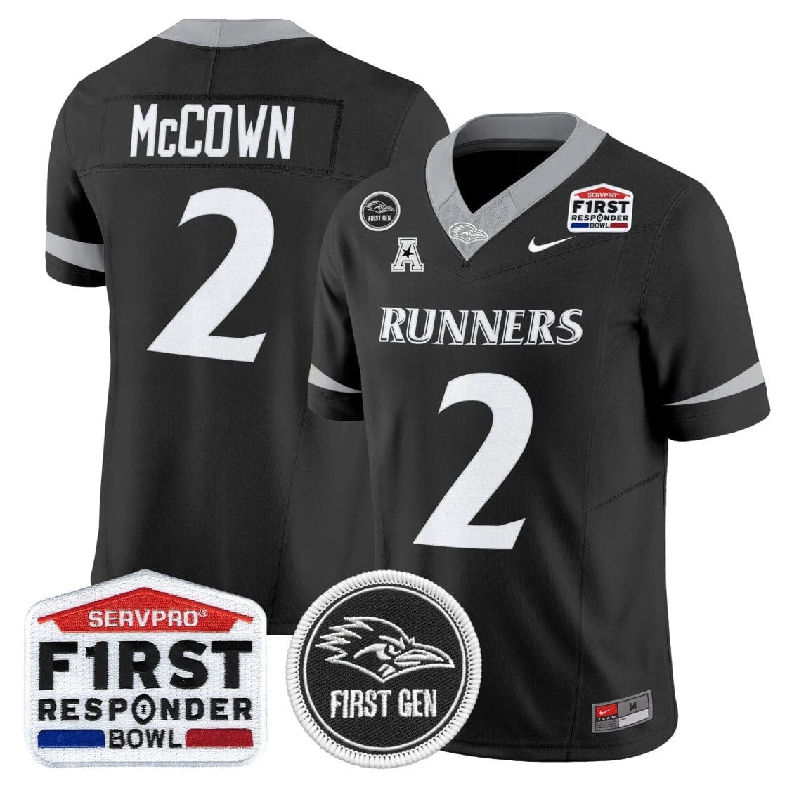 Owen McCown Jersey #2 UTSA Roadrunners 2025 First Responder Bowl Stitched