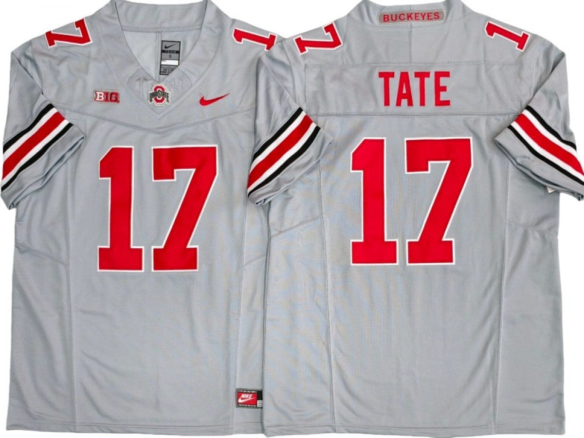 Ohio State Buckeyes #17 Carnell Tate Vapor F.U.S.E. Limited Jersey - Image 2