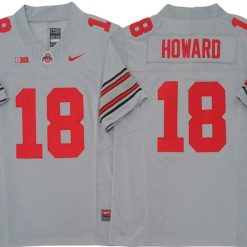 Alternative view of Ohio State Buckeyes #18 Vapor F.U.S.E. Limited Jersey - Will Howard