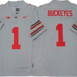 Alternative view of Ohio State Buckeyes #1 Buckeyes Vapor F.U.S.E. Limited Jersey