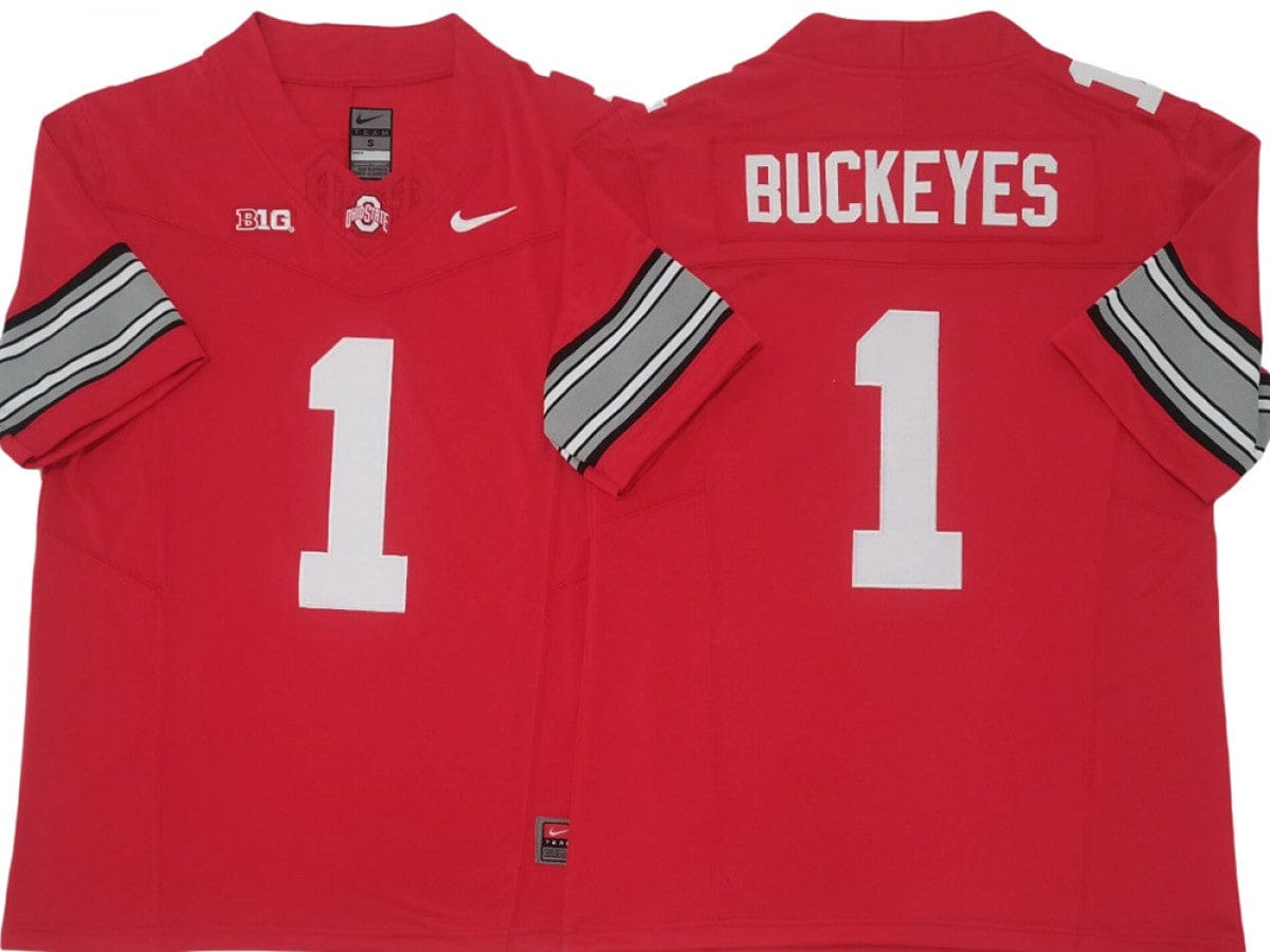 Ohio State Buckeyes #1 Buckeyes Vapor F.U.S.E. Limited Jersey - Image 3