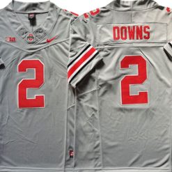 Alternative view of Ohio State Buckeyes #2 Caleb Downs Vapor F.U.S.E. Limited Jersey