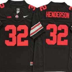 Ohio State Buckeyes #32 TreVeyon Henderson Vapor F.U.S.E. Limited Jersey Stitched