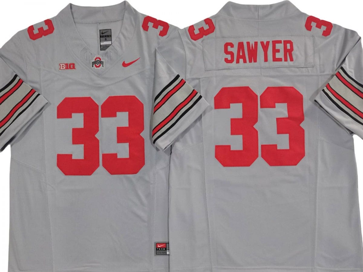 Ohio State Buckeyes #33 Jack Sawyer Vapor F.U.S.E. Limited Jersey - Image 2