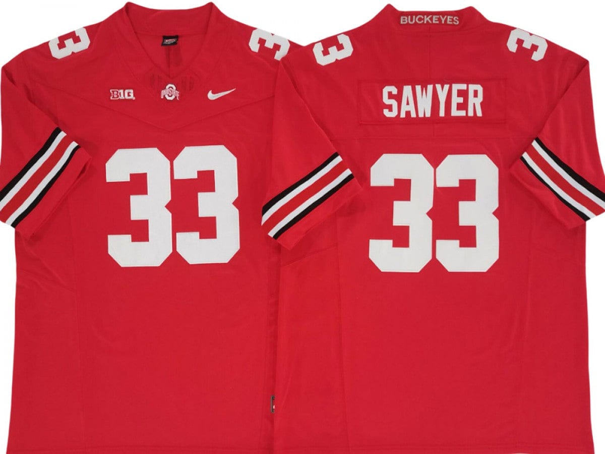 Ohio State Buckeyes #33 Jack Sawyer Vapor F.U.S.E. Limited Jersey - Image 3