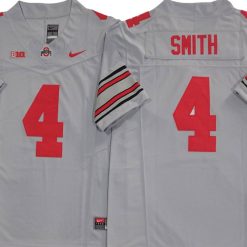 Ohio State Buckeyes #4 Vapor F.U.S.E. Limited Jersey - Jeremiah Smith Stitched