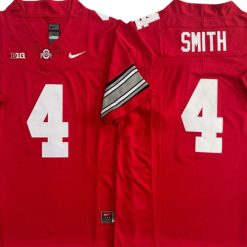 Alternative view of Ohio State Buckeyes #4 Vapor F.U.S.E. Limited Jersey - Jeremiah Smith Stitched