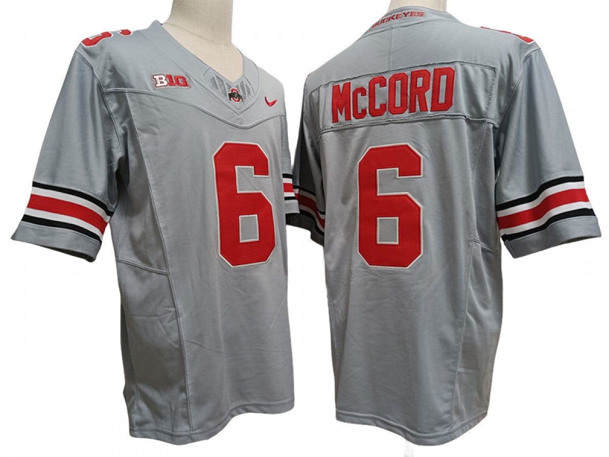 Ohio State Buckeyes #6 Vapor F.U.S.E. Limited Jersey - Kyle McCord Stitched - Image 2