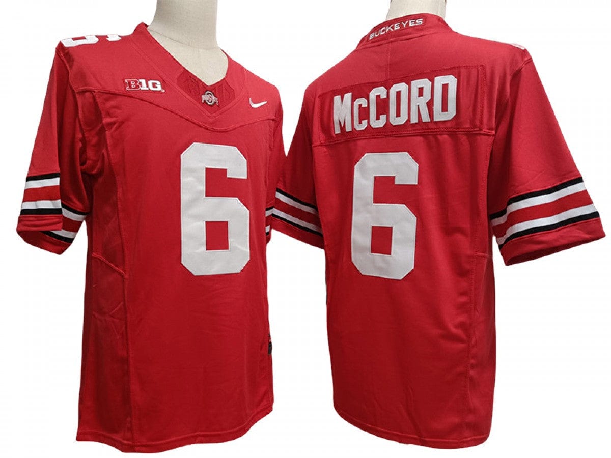 Ohio State Buckeyes #6 Vapor F.U.S.E. Limited Jersey - Kyle McCord Stitched - Image 3