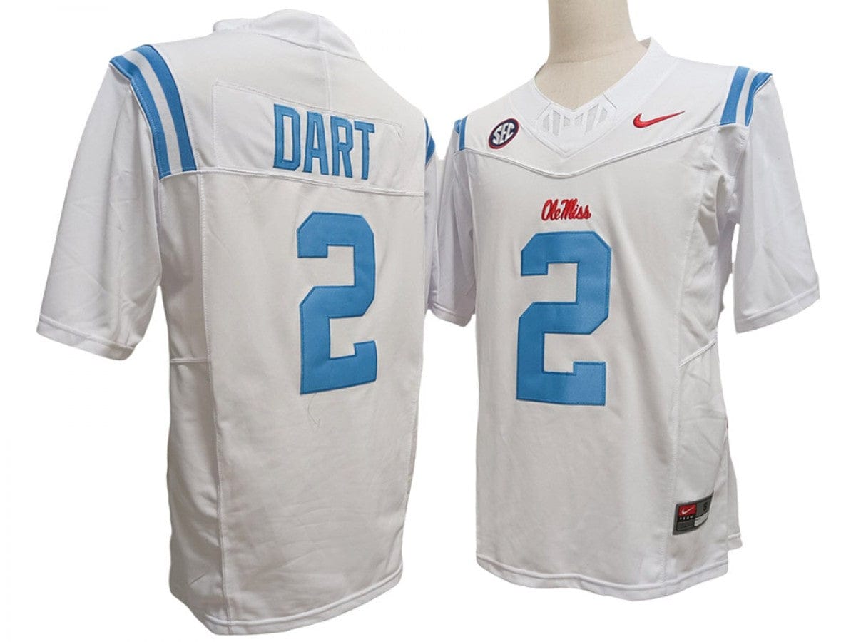 Ole Miss Rebels #2 Jaxson Dart Vapor F.U.S.E. Limited Jersey - Image 2
