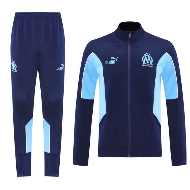 Olympique Marseille 2025-26 Soccer Training Set – Royal Blue