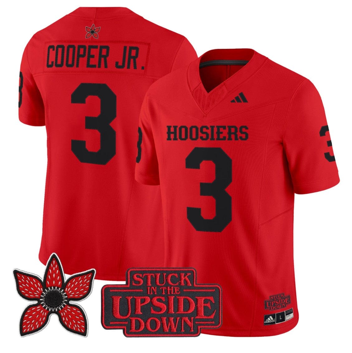 Alternative view of Omar Cooper Jr Jersey #3 Indiana Hoosiers Stranger Things Edition Stitched