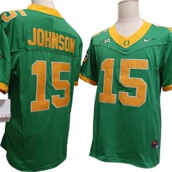 Alternative view of Oregon Ducks #15 Tez Johnson Vapor F.U.S.E. Limited Jersey