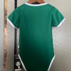 Alternative view of Palmeiras 2025-26 Adorable Verdão Pride Soccer Baby Bodysuit – Green