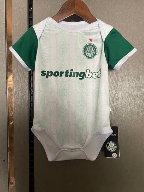 Palmeiras 2025-26 Young Verdão Supporte Soccer Baby Bodysuit – White