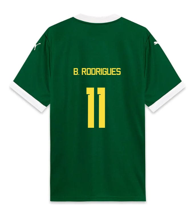 Palmeiras B. RODRIGUES 11 Home 2025-26 Jersey – Green