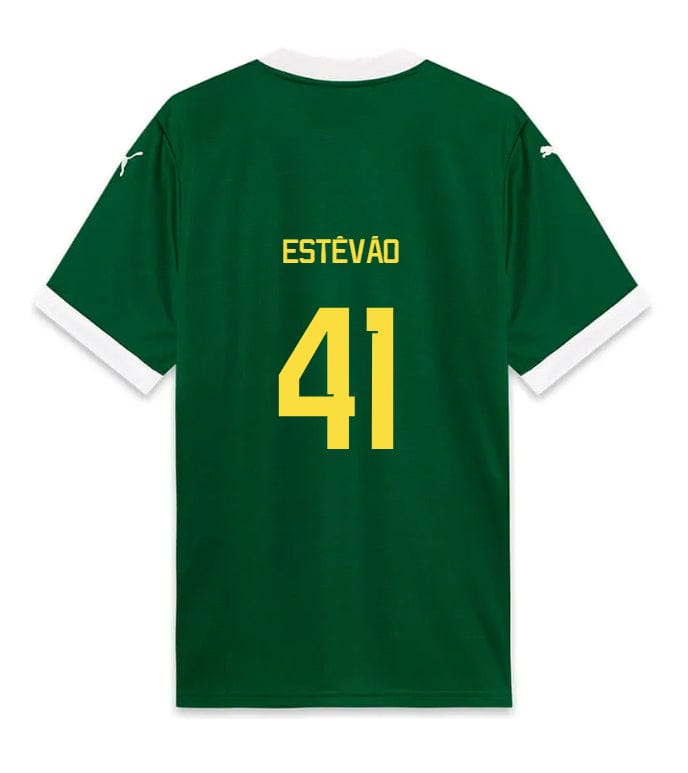 Palmeiras ESTEVAO 41 Home 2025-26 Jersey – Green