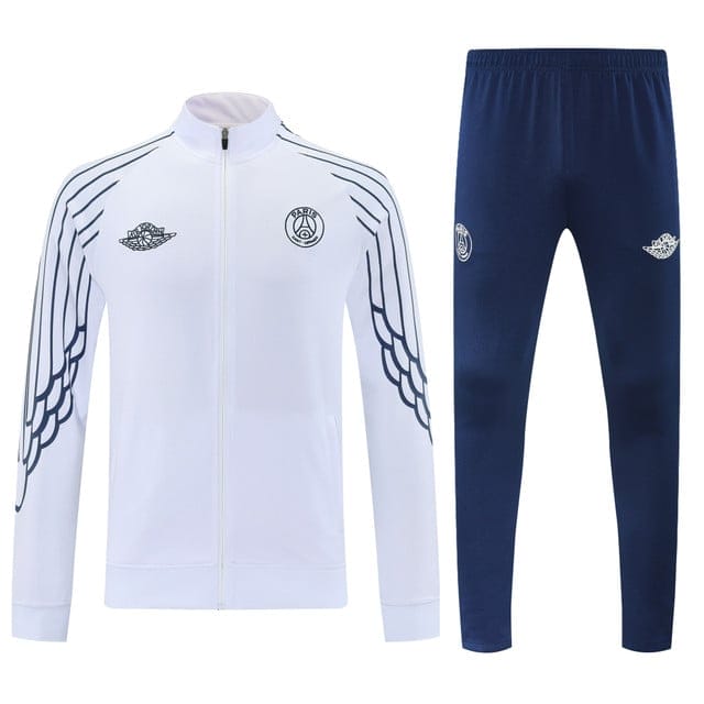 Paris Saint-Germain 2025-26 Soccer Training Set – White and Navy