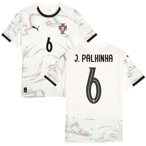 Portugal 2025 Away J. Palhinha #6 Jersey