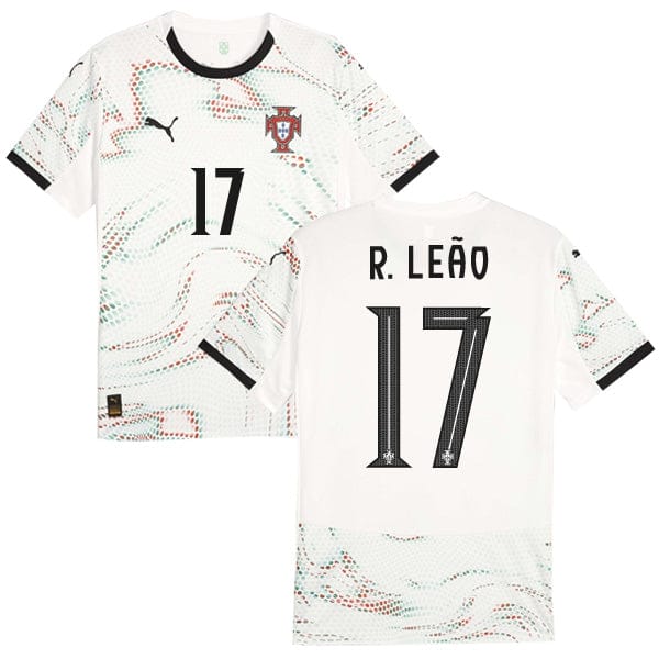 Portugal 2025 Away R. Leao #17 Jersey