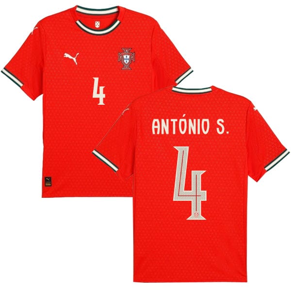 Portugal 2025 Home Antonio S. #4 Jersey
