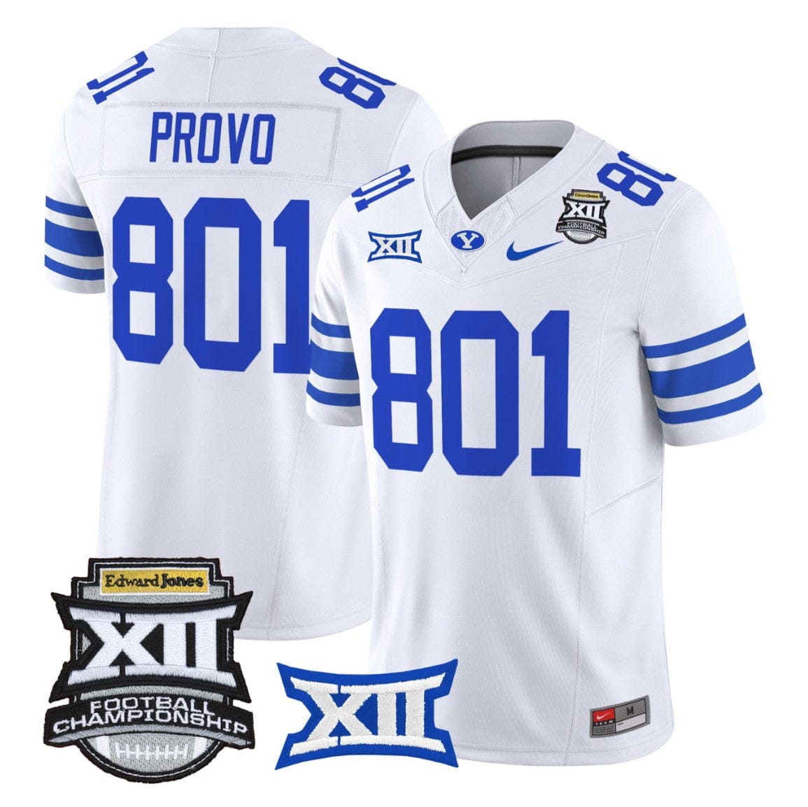 Provo Jersey #801 BYU Cougars 2025 Big 12 Championship Vapor Stitched - Image 5