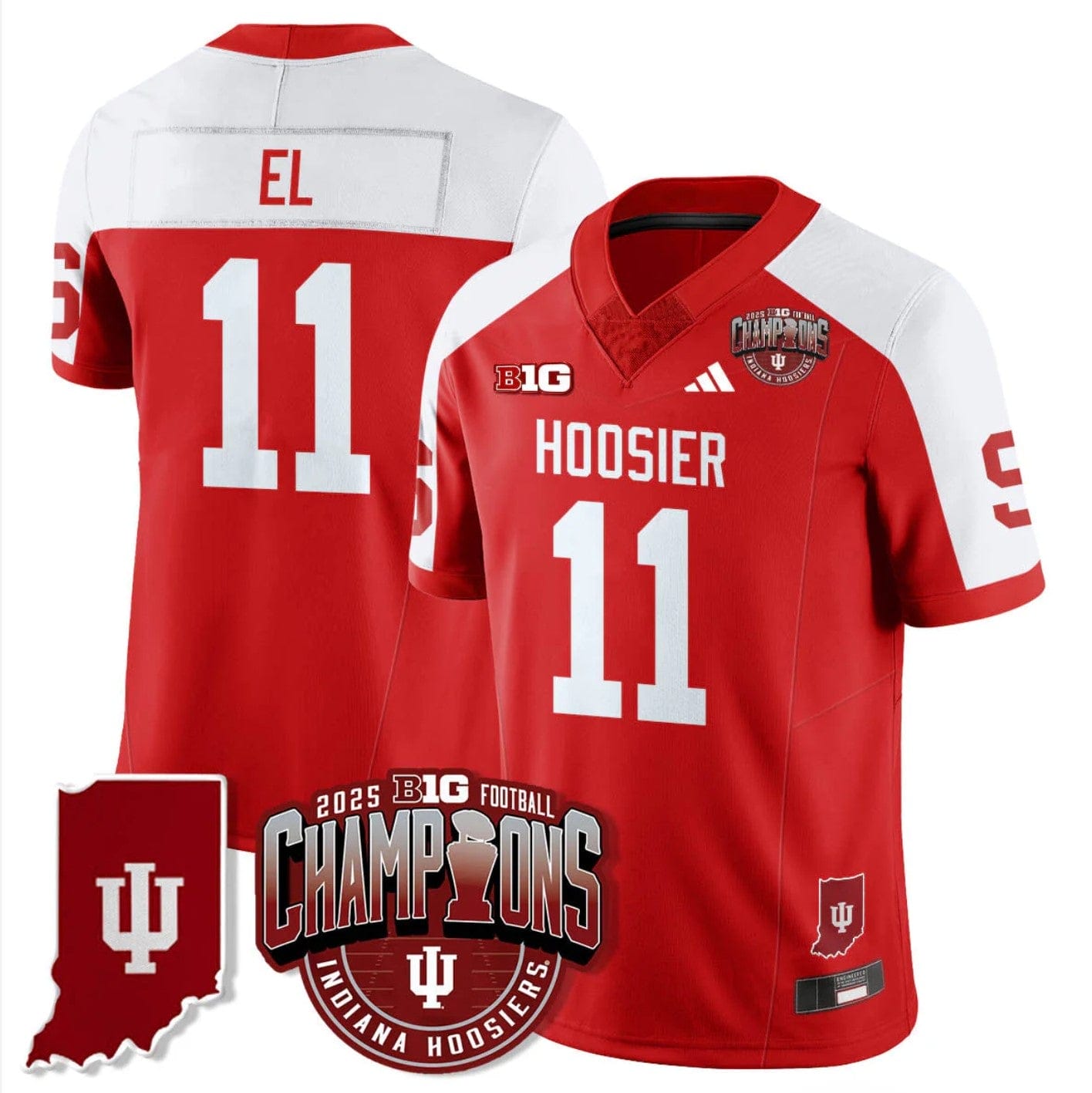 Randle El Jersey #11 Indiana Hoosiers Big 10 Champions Limited Stitched