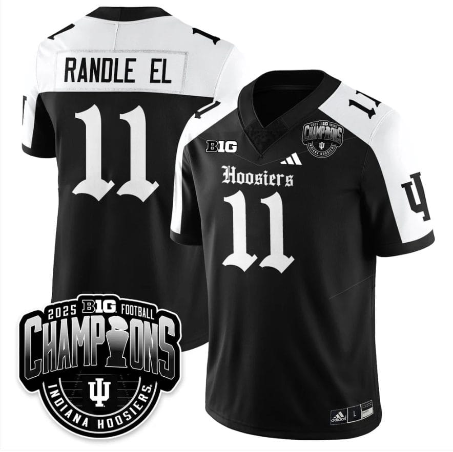 Randle El Jersey #11 Indiana Hoosiers Gothic Big 10 Champions Stitched