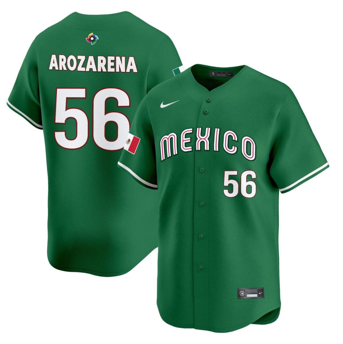 Randy Arozarena Jersey #56 Projected Team Mexico World Baseball Classic 2023 Style 2026 Roster - Image 3