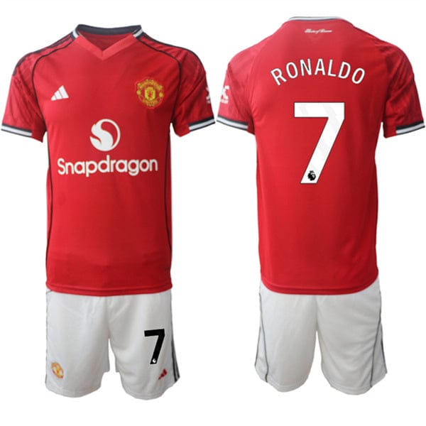 Ranoldo Jersey #7 Manchester United Red Home 2025-26 Soccer Suit