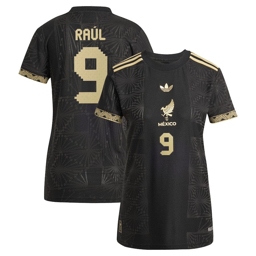 Raúl Jimenez 9 Mexico National Team Women’s 2025 Third Jersey – Black