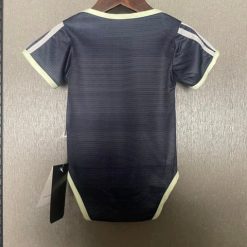 Alternative view of Real Madrid 2025-26 Away Tiny Fan Style Soccer Baby Bodysuit – Black