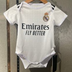Real Madrid 2025-26 Future Champion Fan Gear Soccer Baby Bodysuit – White
