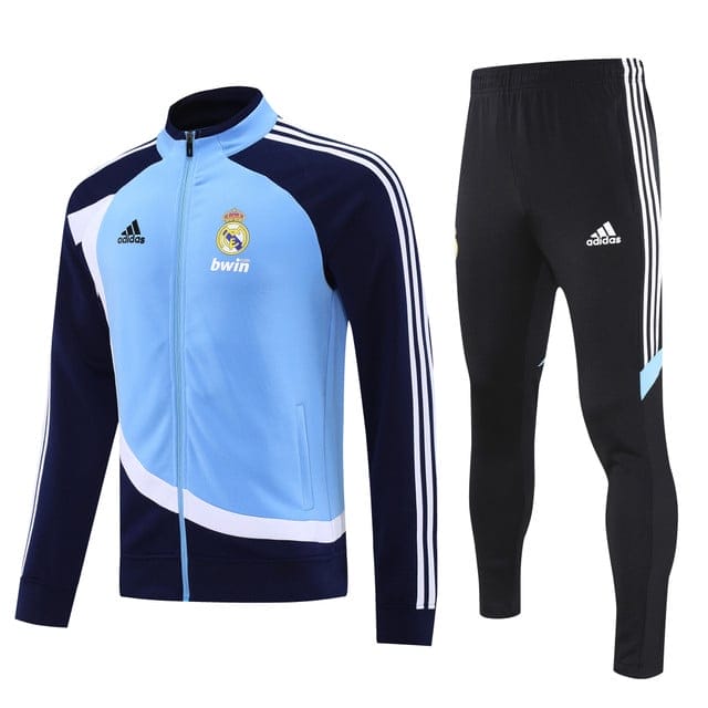 Real Madrid 2025-26 Soccer Training Set Bwin Revival – Blue and Navy